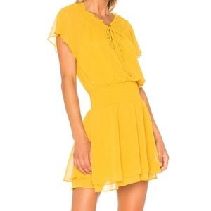 Short Sleeve Blouson Dress